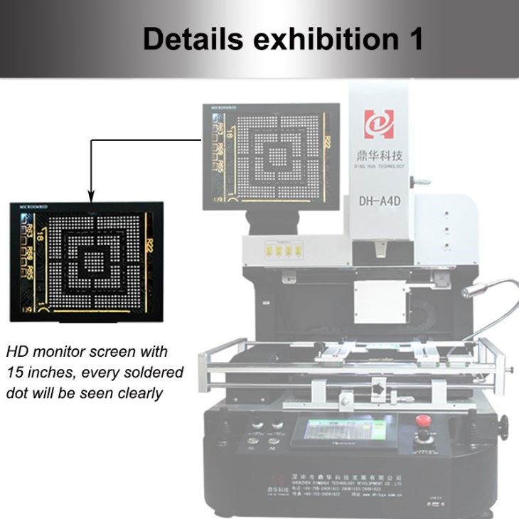 DH-A4D Quick Soldering Station For Different PCBs Including Mobile Phones And Laptops